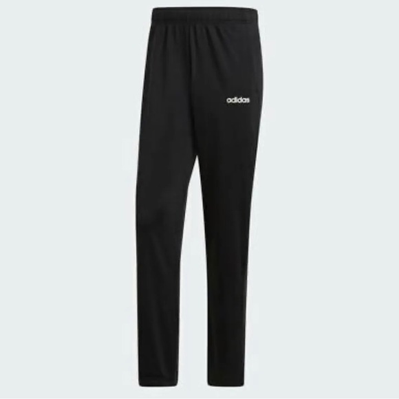 adidas Mens Back to Basic Black 2 piece Tracksuit Track Jacket and Pants set - Picture 8 of 10